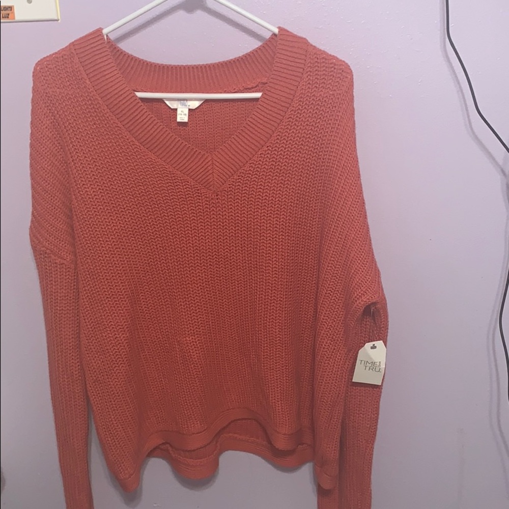 Burnt orange i would say sweater